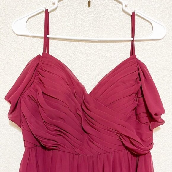 Reverly Kennedy Chiffon Bridesmaid Dress Size 8 - Picture 15 of 16